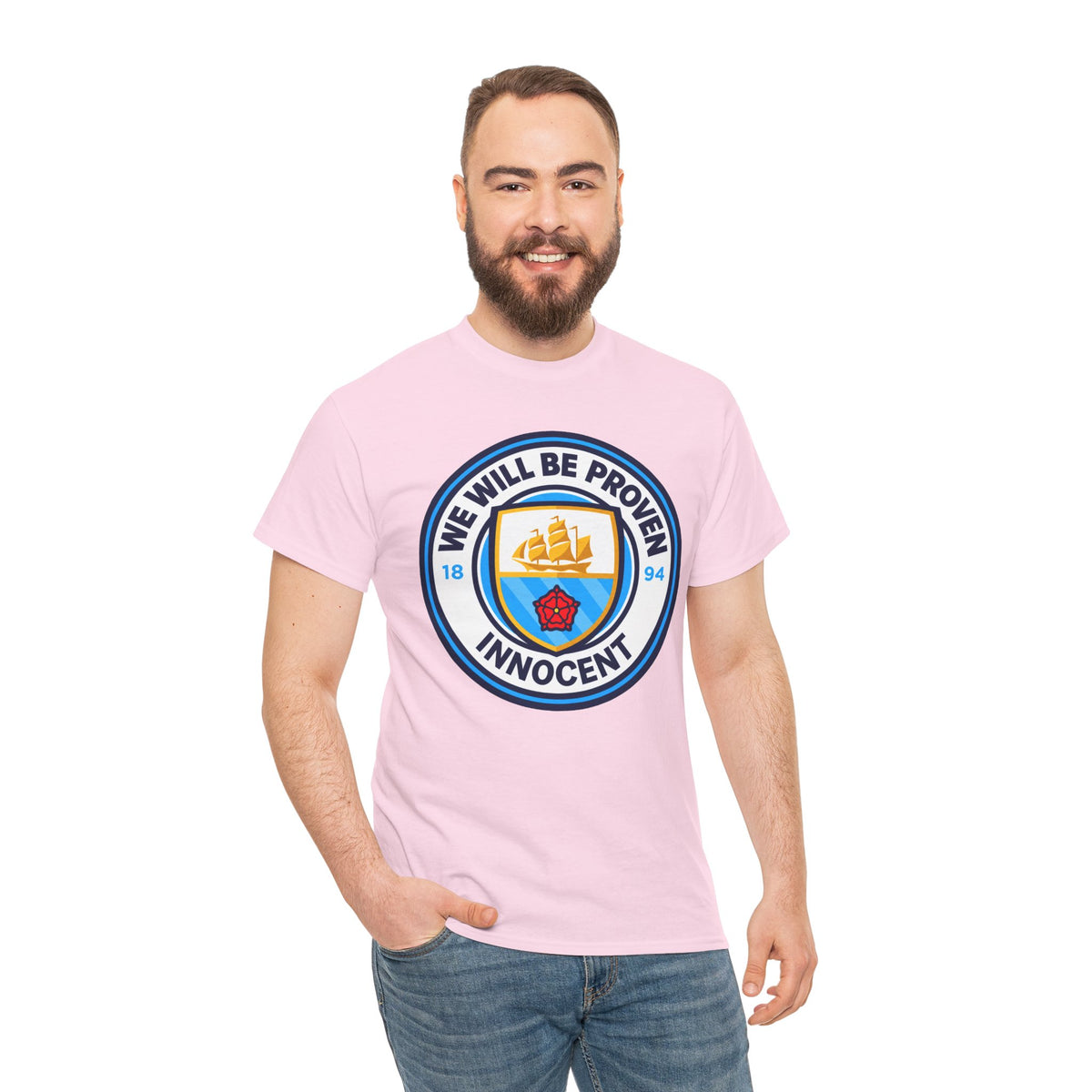 “We Will Be Proven Innocent” Justice Manchester City Cotton T-Shirt