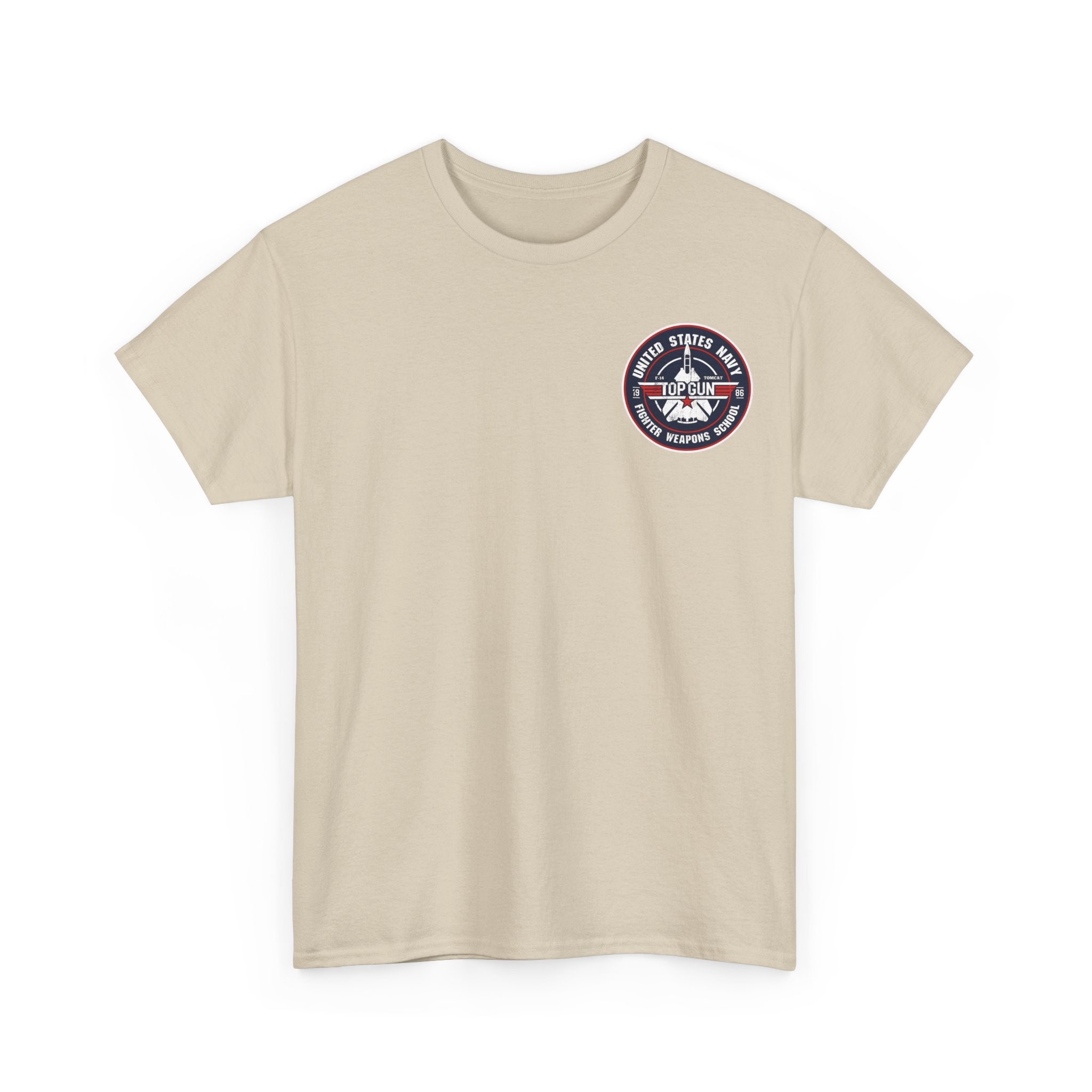 US Navy Top Gun School T-Shirt — 'High Speed' Vintage Cotton T-Shirt
