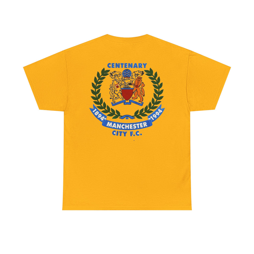 Manchester City F.C. Centenary Crest Tee — 1894–1994 Football Club Shirt
