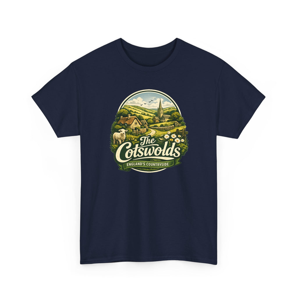 Cotswolds Vintage Landscape T‑Shirt — The Cotswolds Countryside Tee