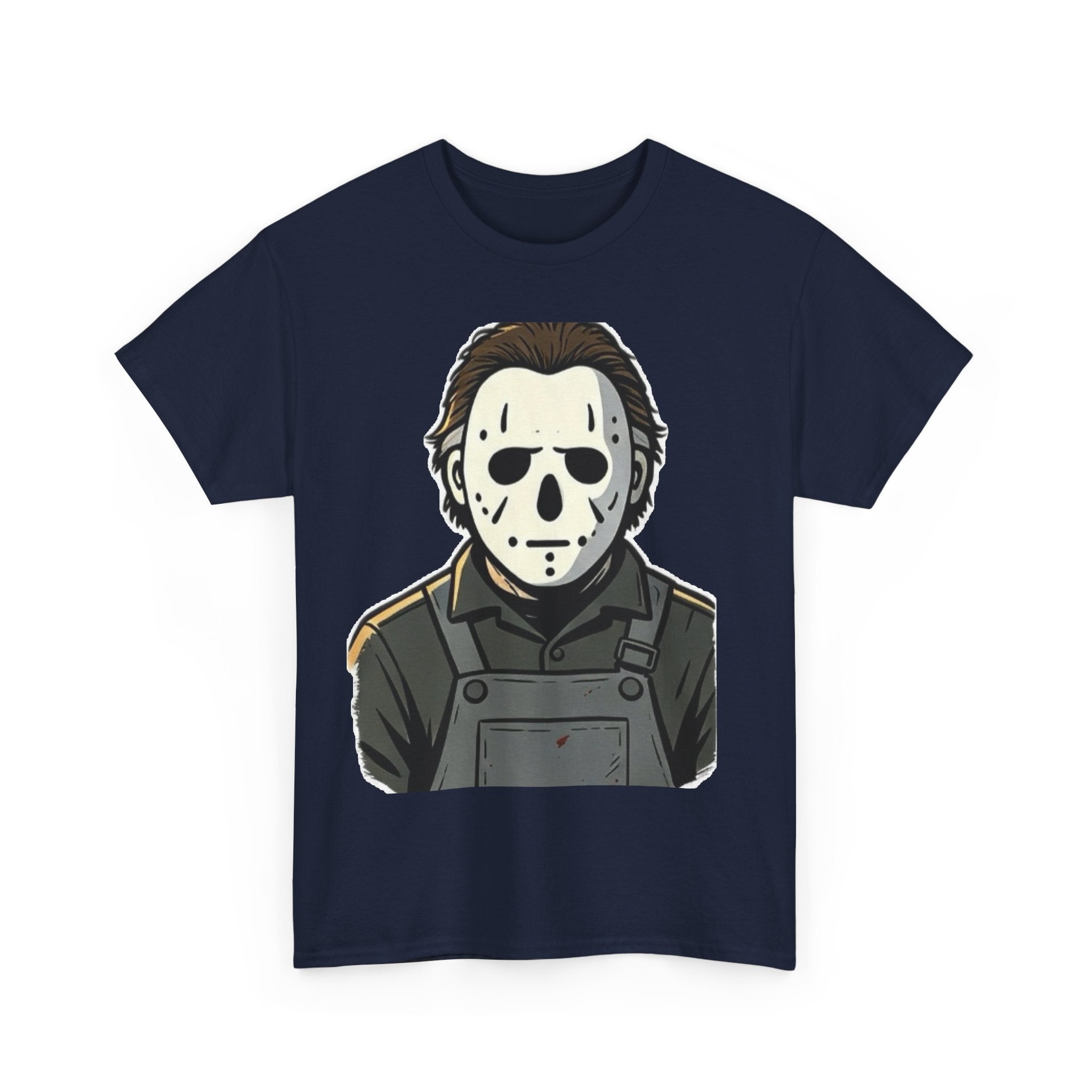 Horror Mask Tee — Jason-Inspired Halloween T-Shirt