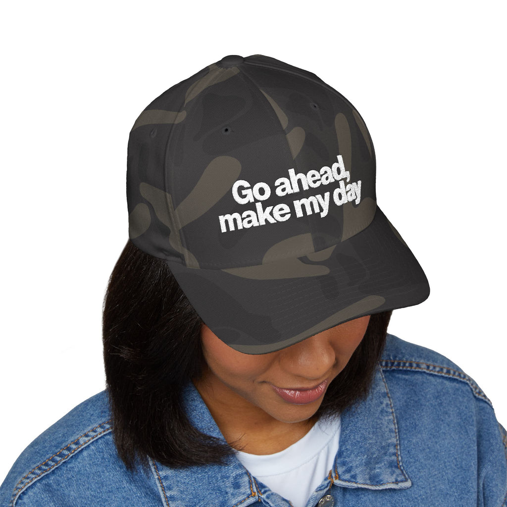 Go Ahead Make My Day Embroidered Cap — Attitude Baseball Hat