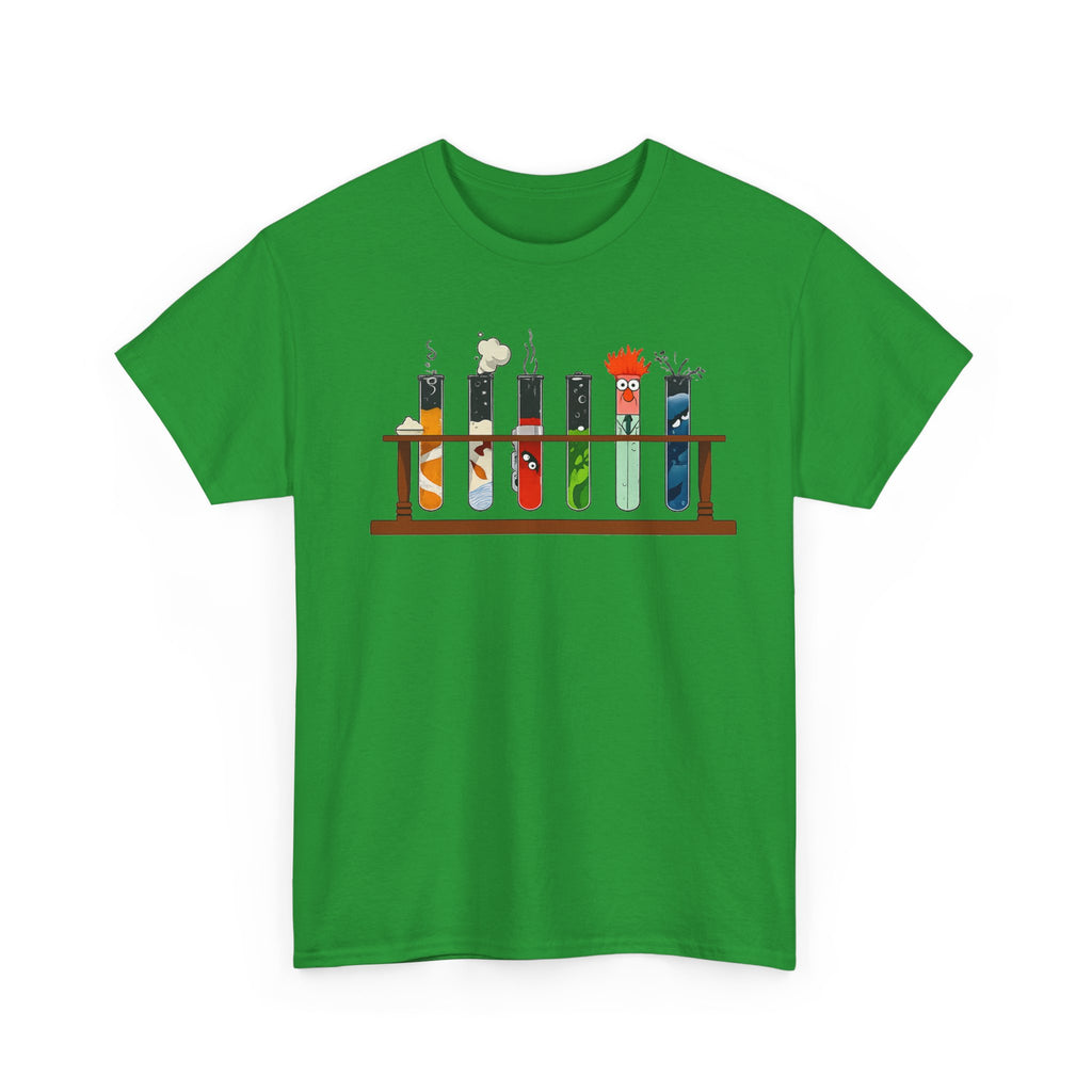 Muppets Beaker Science Test Tube Cats T‑Shirt — Cute Laboratory Cat Illustrations Tee