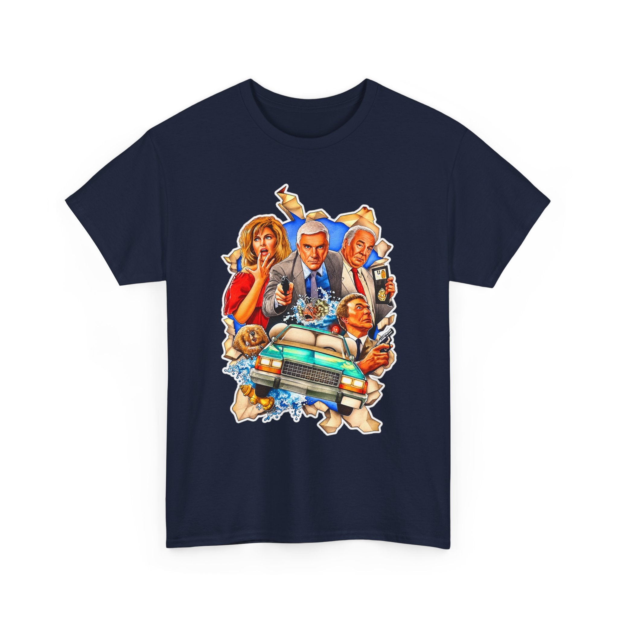 The Naked Gun / Police Squad Crime Comedy Movie Poster Cotton T-Shirt