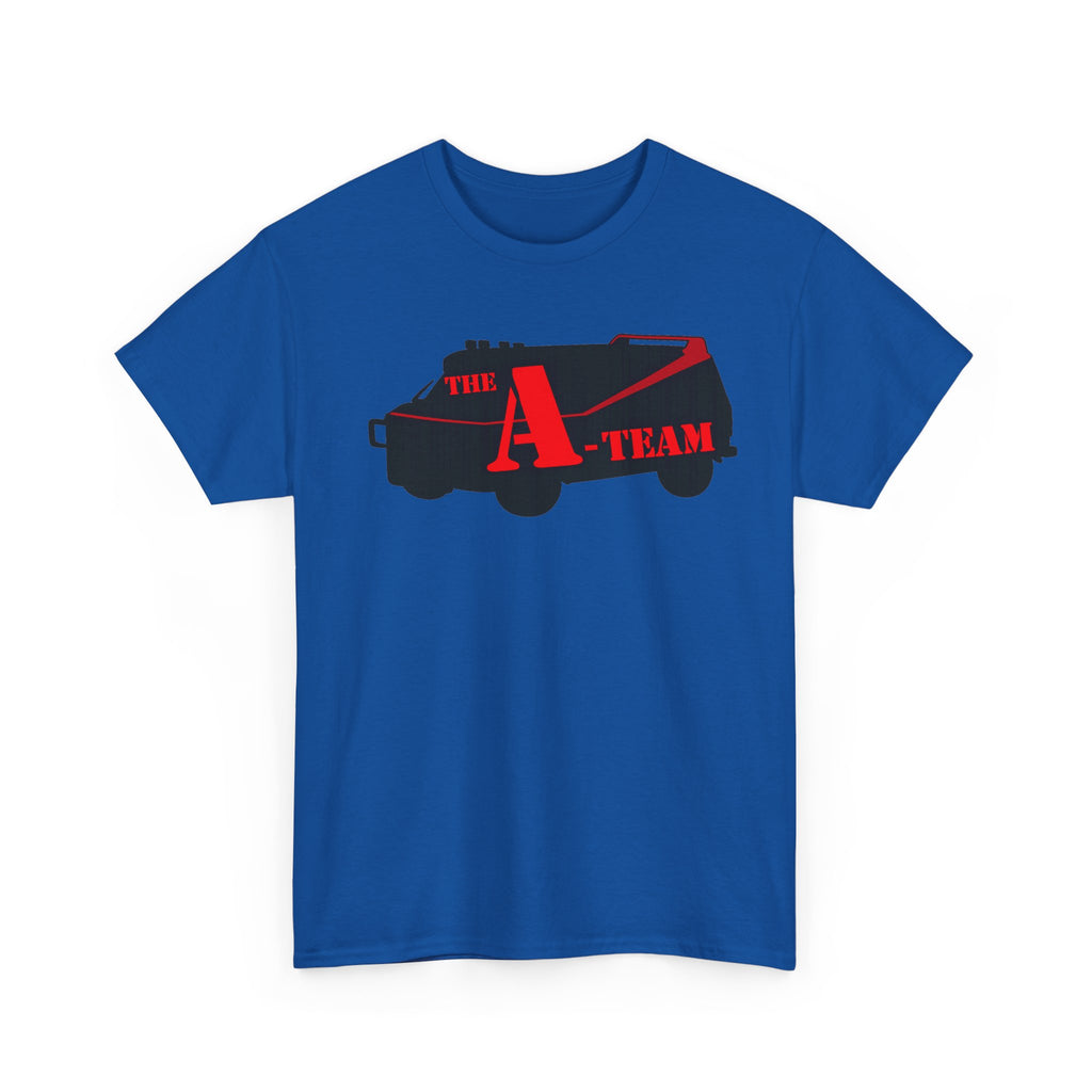 A-Team Van Graphic Tee — Retro Action TV Logo T-Shirt