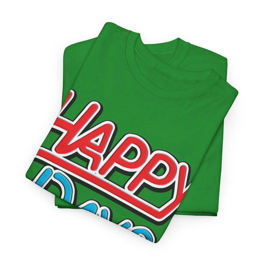 Happy Days T-Shirt — Retro Red & Blue Inspired Graphic Cotton T-shirt