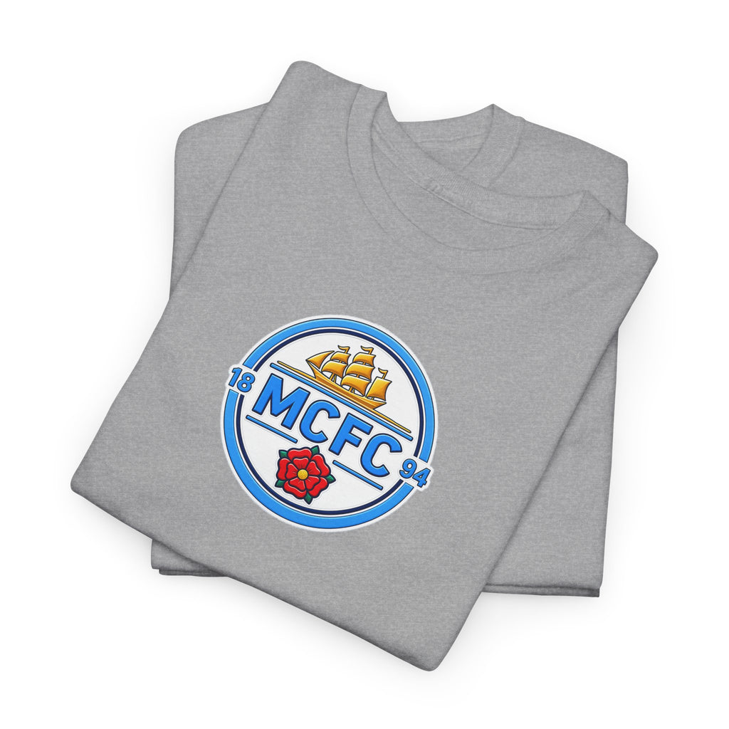 MCFC Retro Crest T‑Shirt — Vintage Soccer Fan Tee
