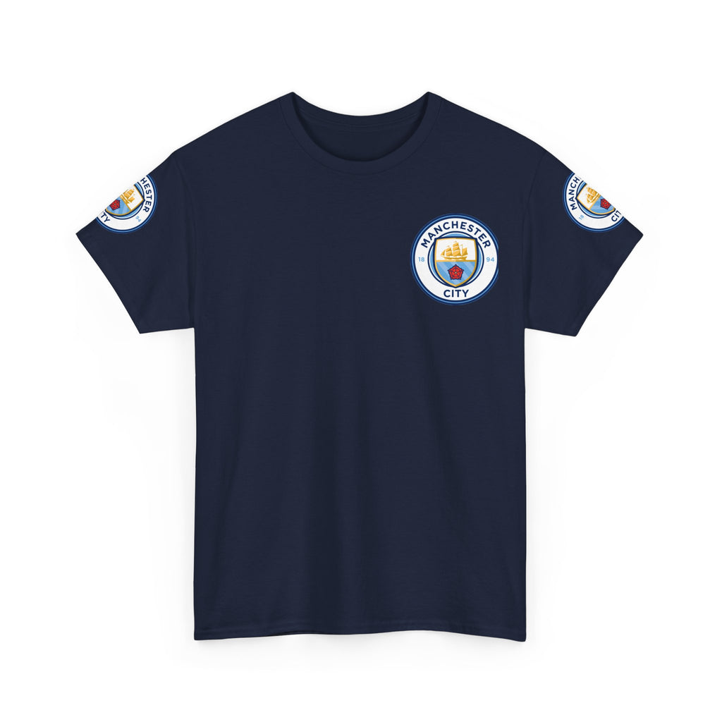 Manchester City Crest T-Shirt — Football Club Logo Tee
