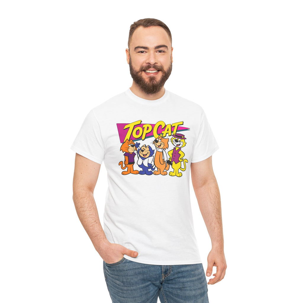 Top Cat Retro Cartoon Cotton T-Shirt / Tee