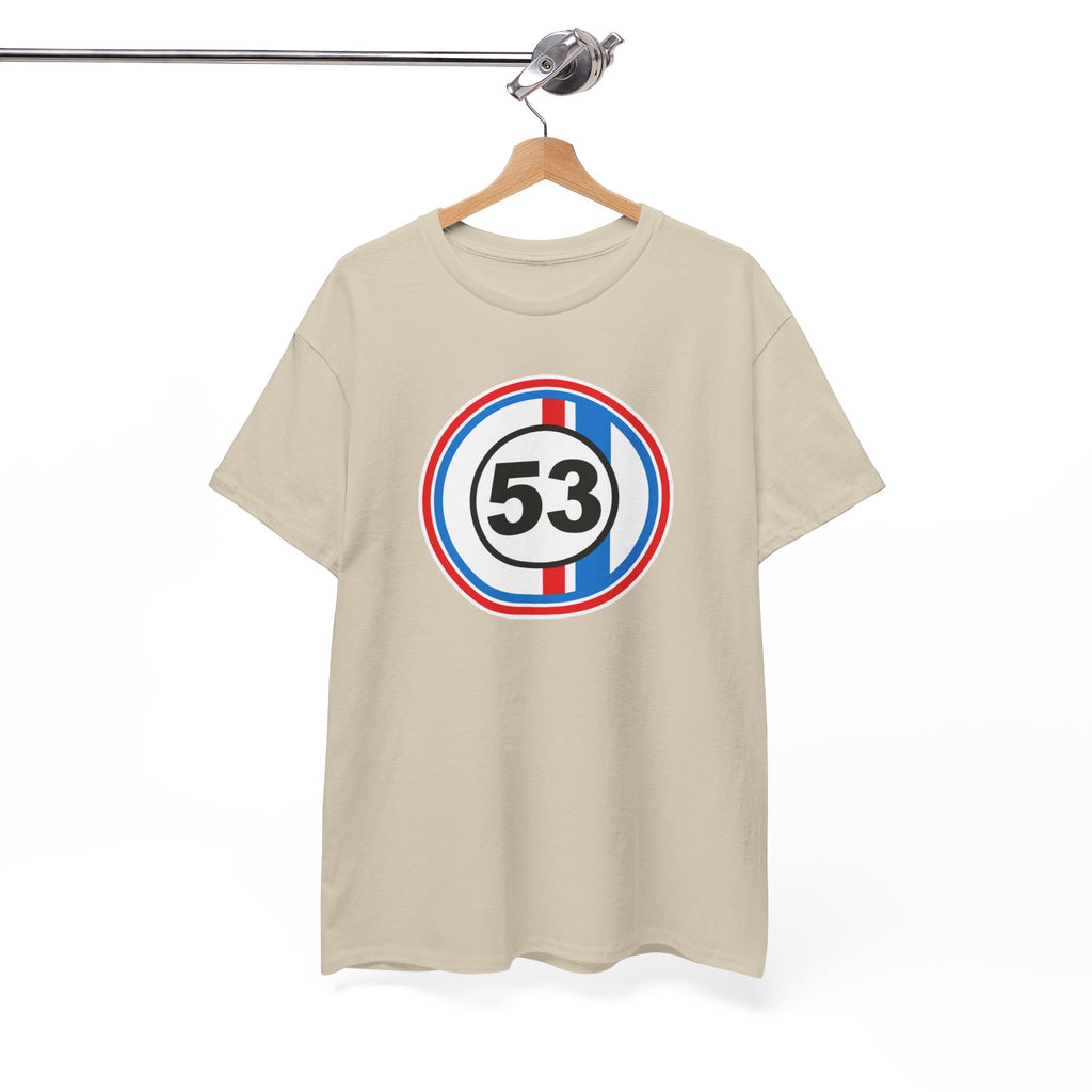 Racing Stripe Number 53 Cotton T-Shirt / Tee
