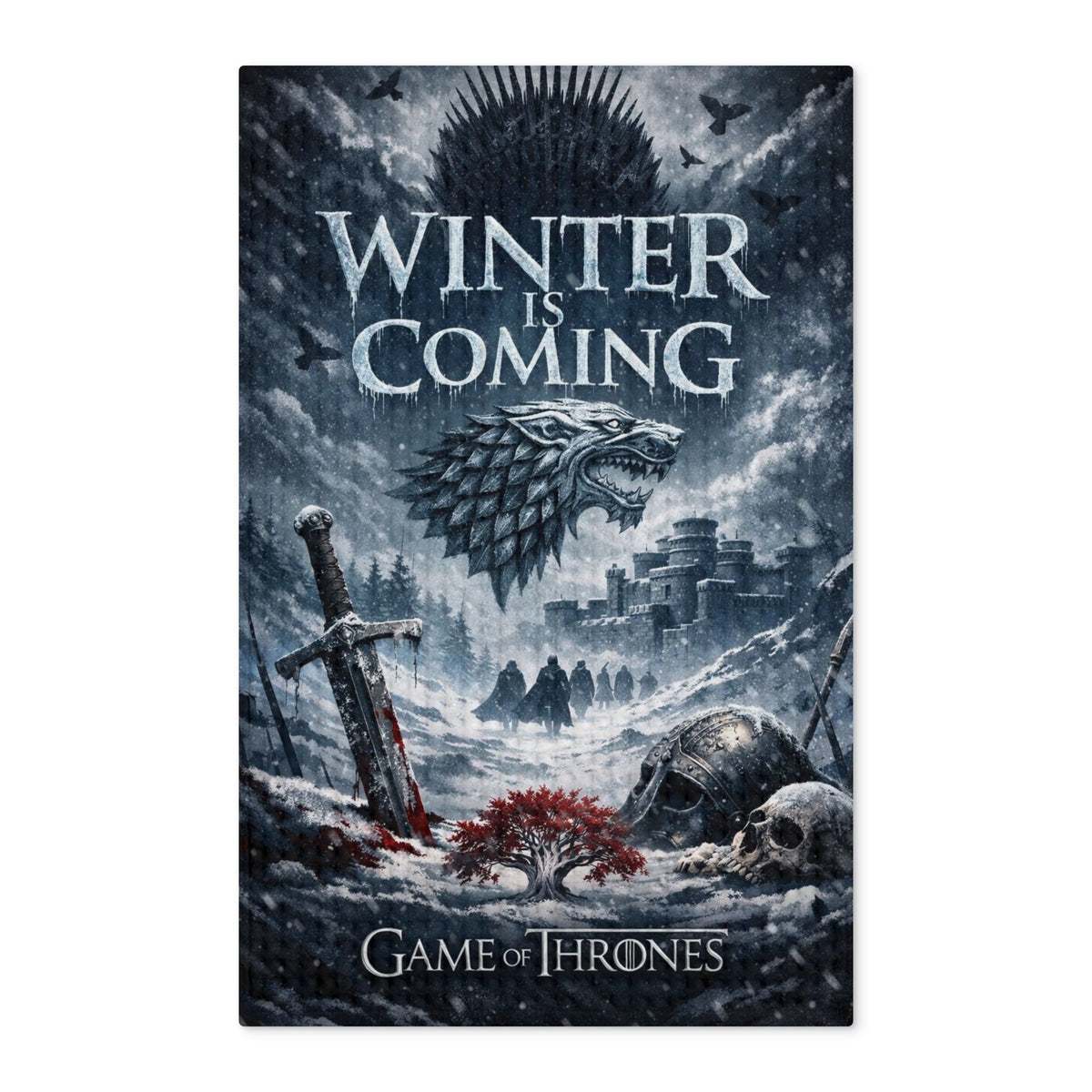 Game of Thrones "Winter Is Coming" Tea Towel