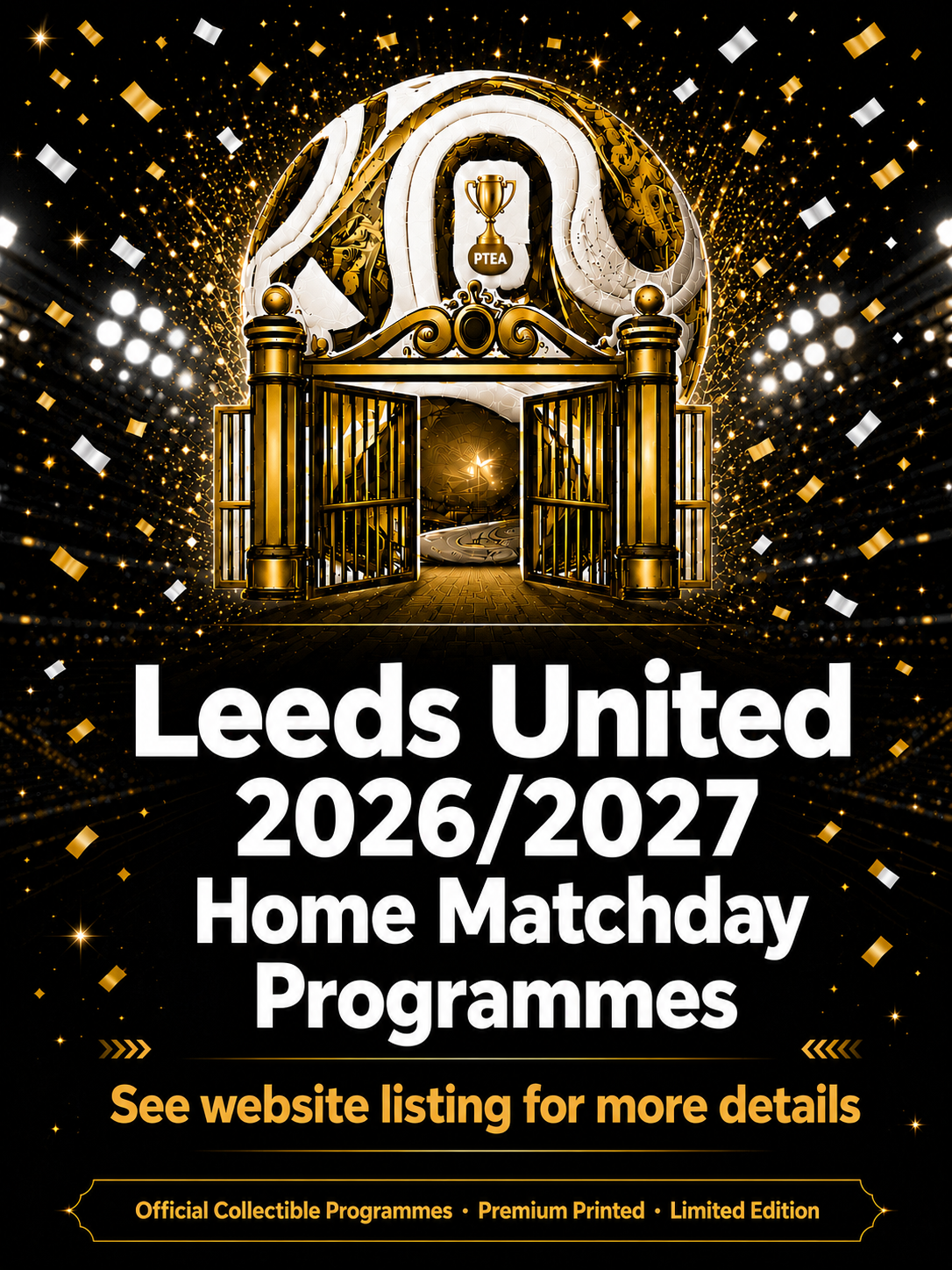 Leeds United 2026/2027 Official Home Matchday Programmes