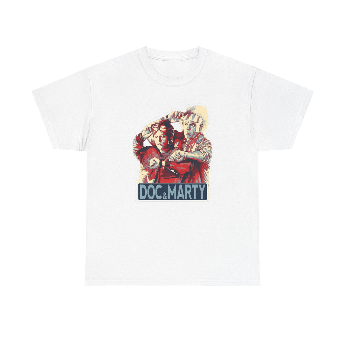 Doc & Marty Retro Graphic Cotton Tee
