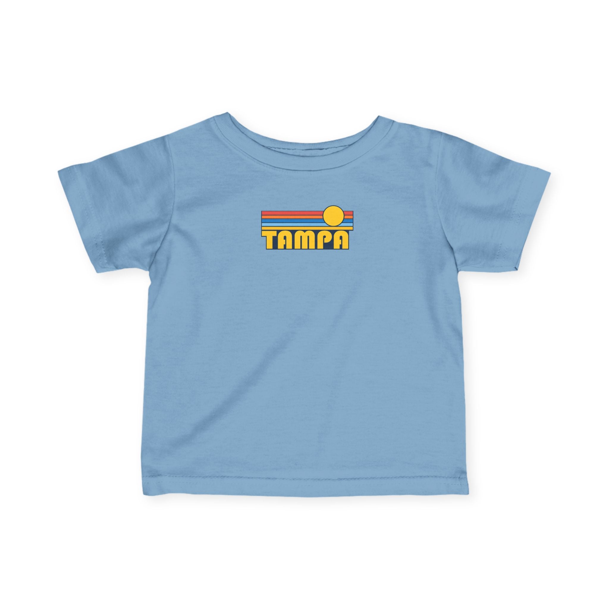 Tampa Infant Tee — Retro Sunset Logo Baby Shirt