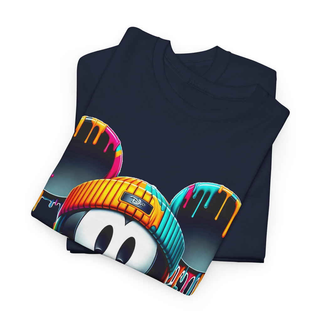 Mickey Graphic Tee — Colorful Street Art Mouse Character T-Shirt