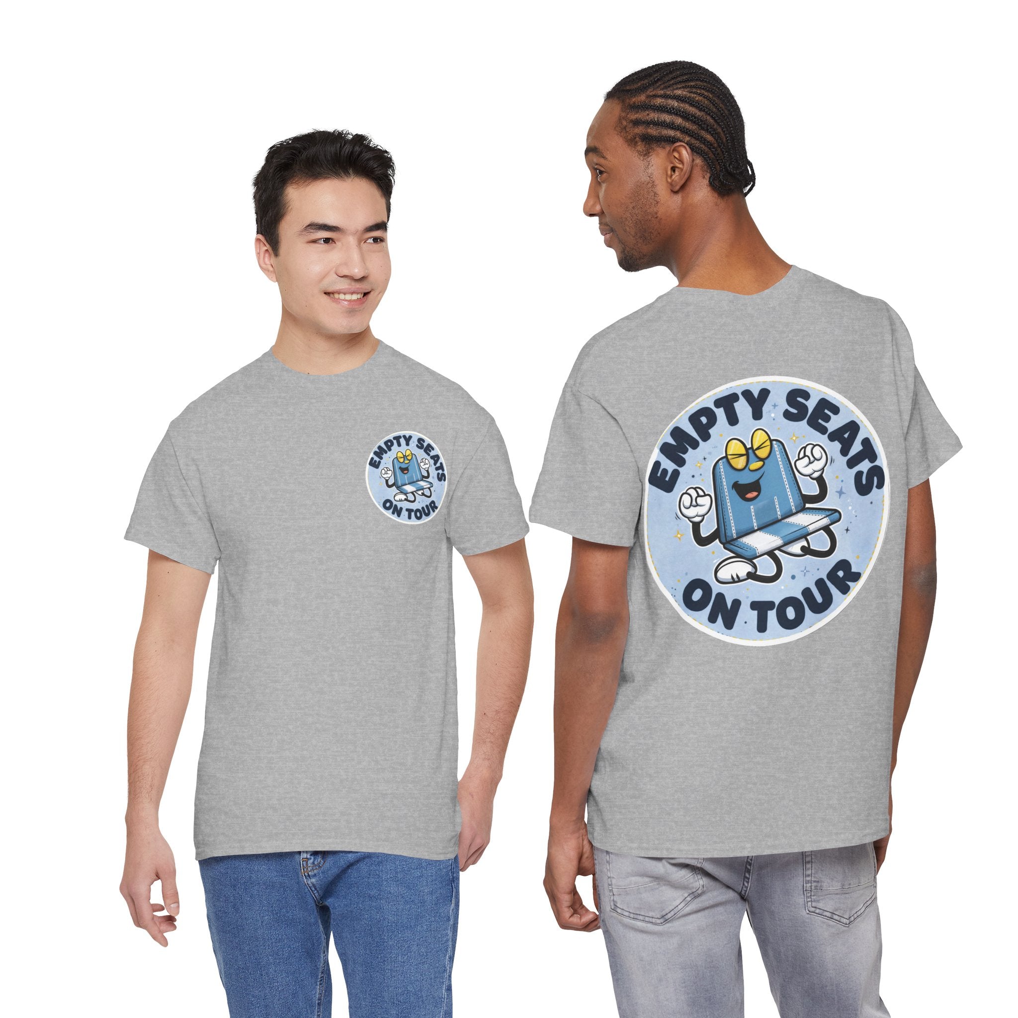 Manchester City T-Shirt — 'Empty Blue Seats On Tour' Retro Skate Graphic Tee