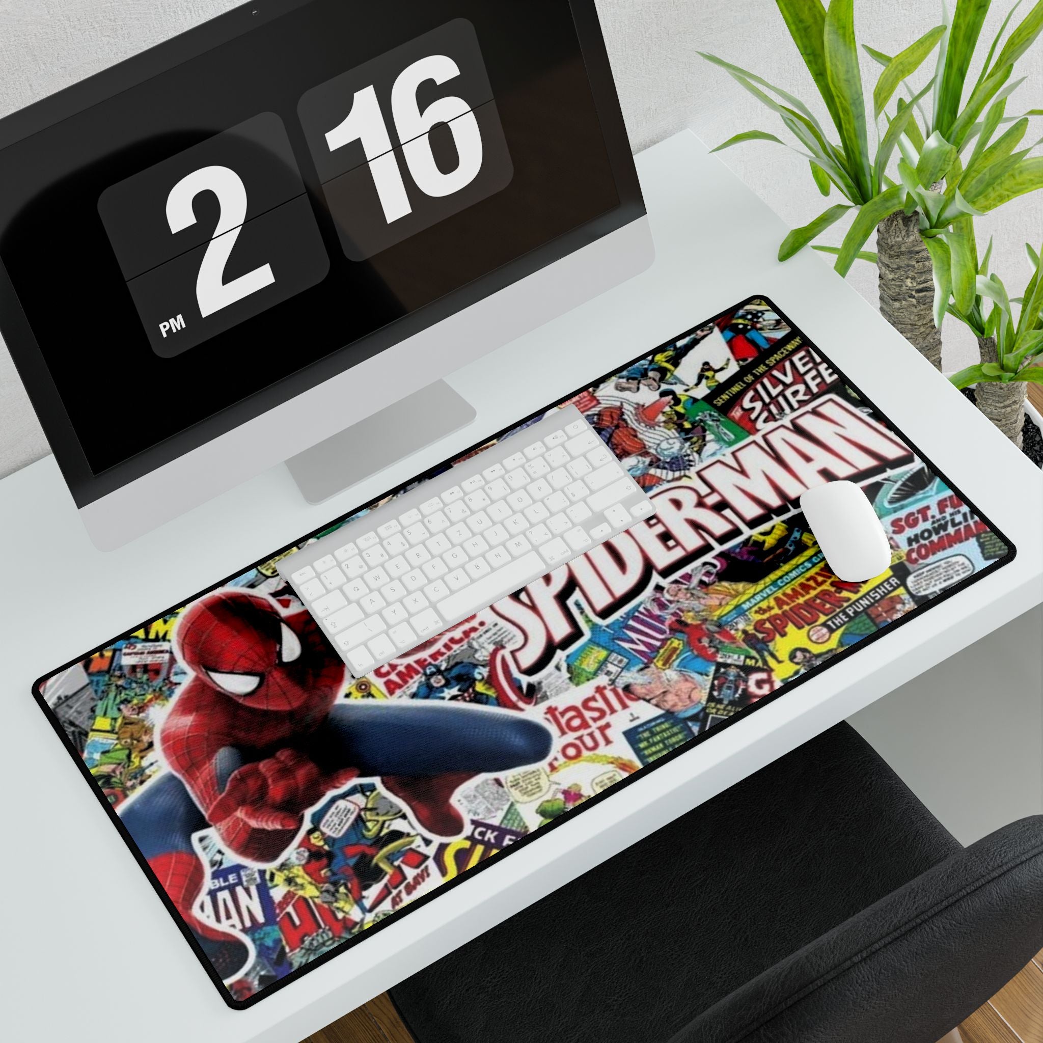 Spider-Man Comic Collage Desk Mat