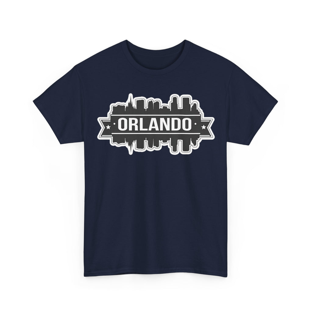Orlando Skyline T-Shirt — Retro Badge Cityscape Tee