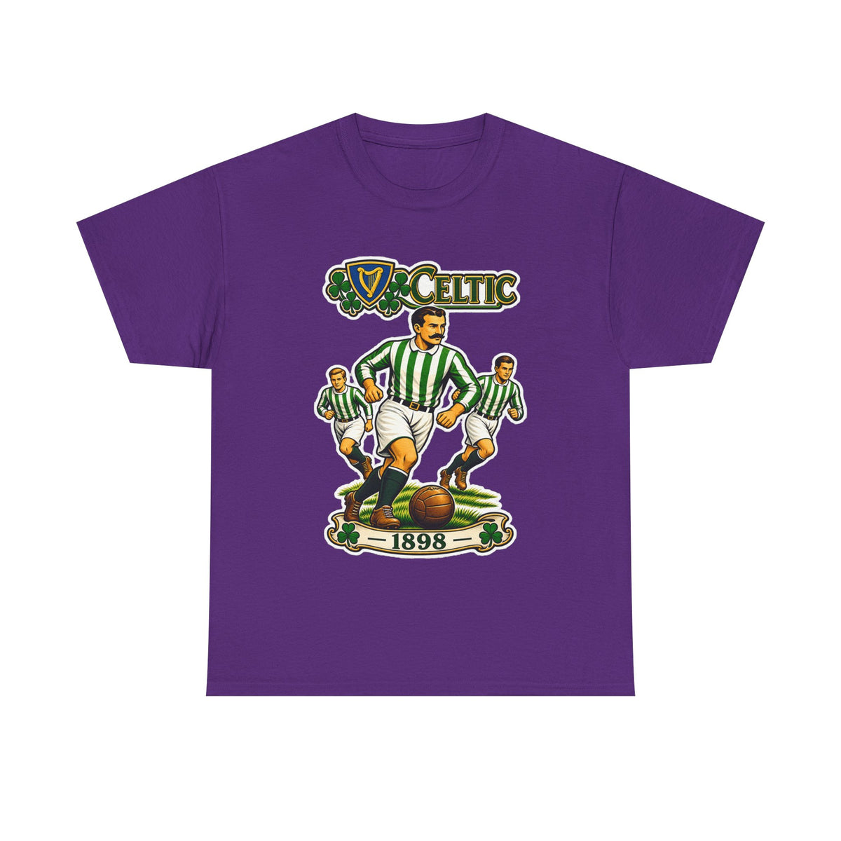 Celtic Football Retro Players Tee — 1898 Vintage Soccer Shirt