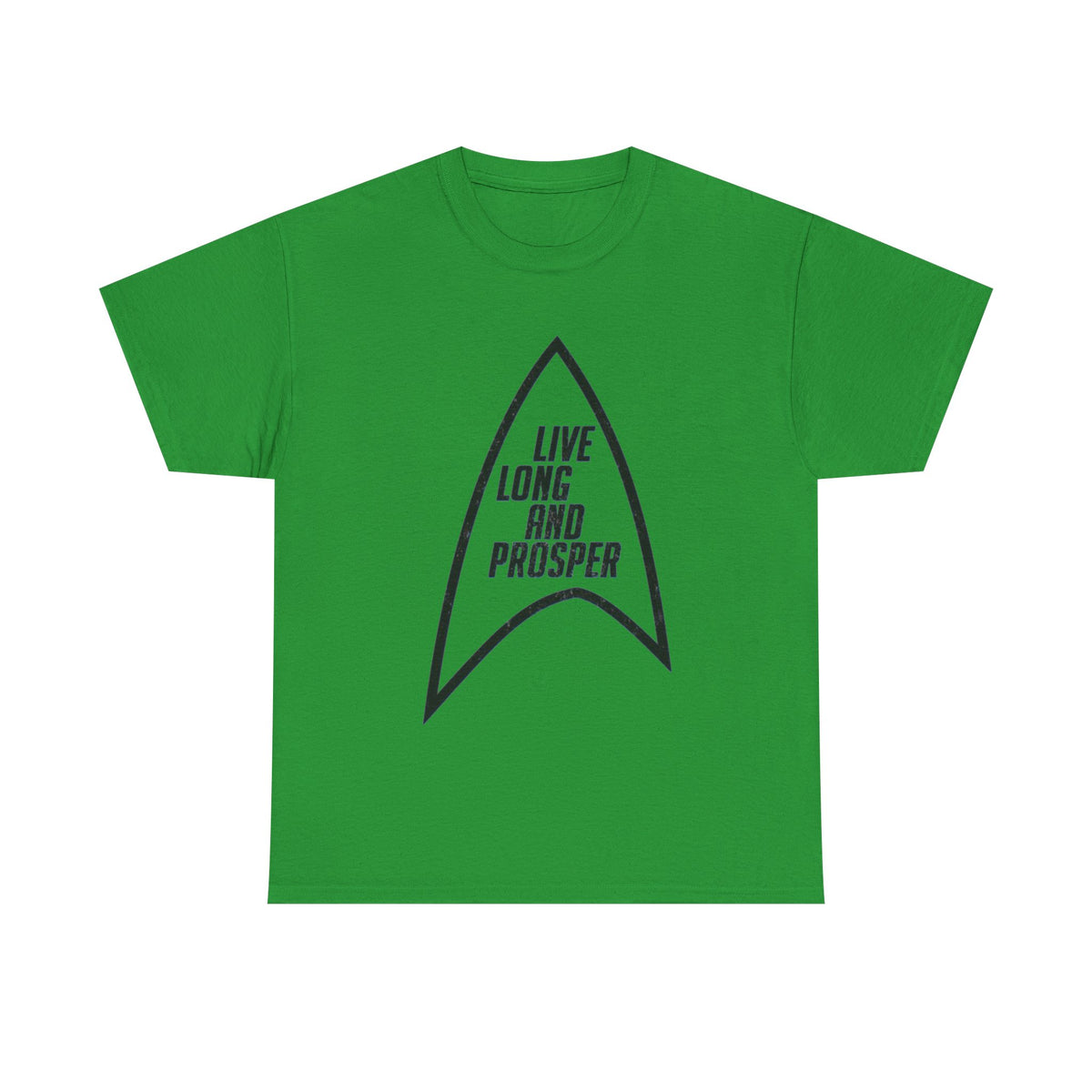 Live Long and Prosper T‑Shirt — Sci‑Fi Starfleet Insignia Tee