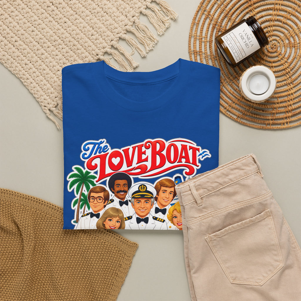 The Love Boat Crew Cotton T-Shirt — Retro TV Cruise Logo Tee