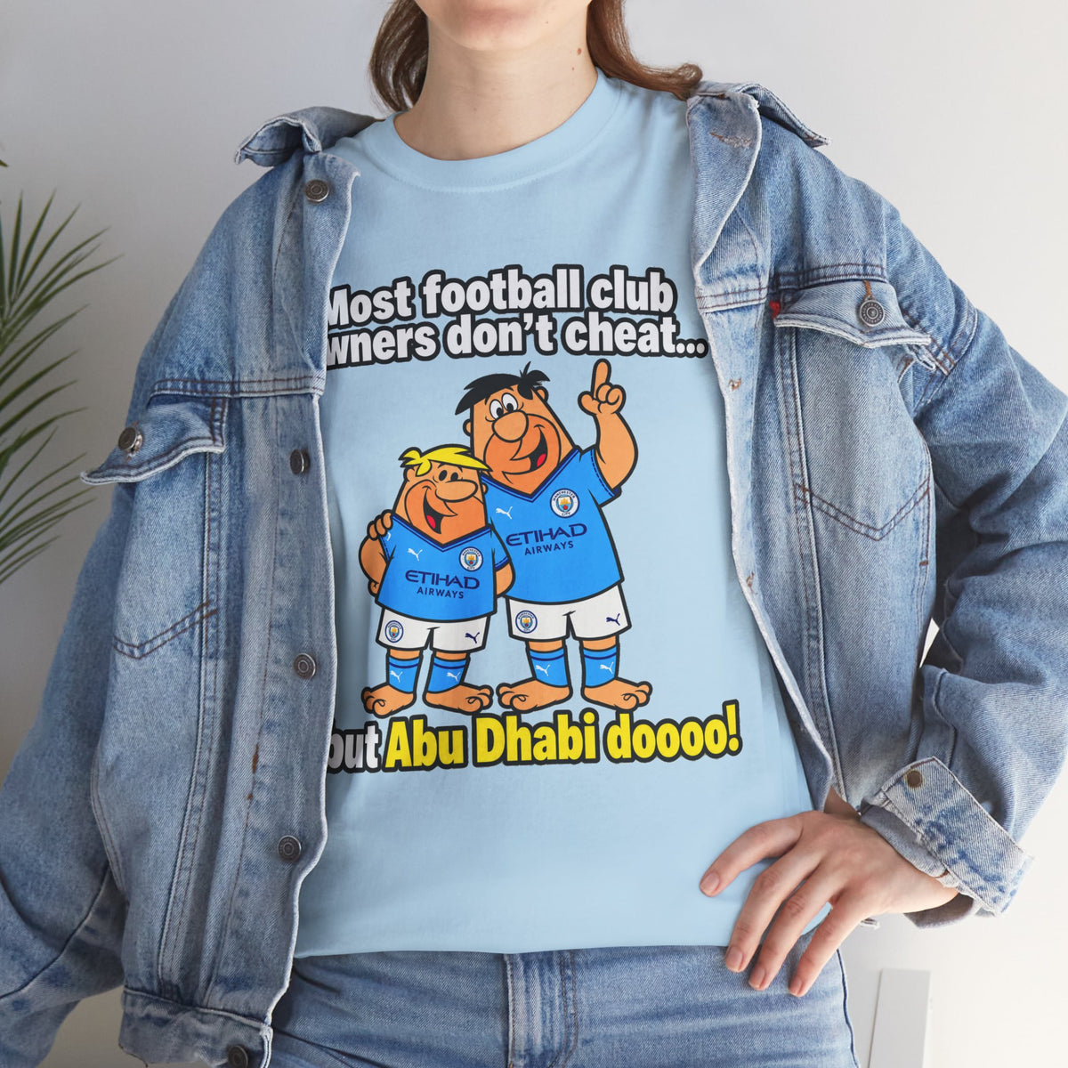 Manchester City Charges T‑Shirt — “Most Football Club Owners Don’t Cheat… but Abu Dhabi Dooo!”