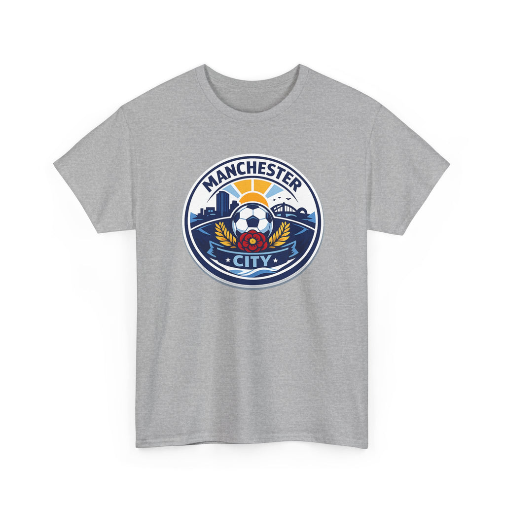 Manchester City Unofficial Soccer Logo T-Shirt — Football Fan Tee