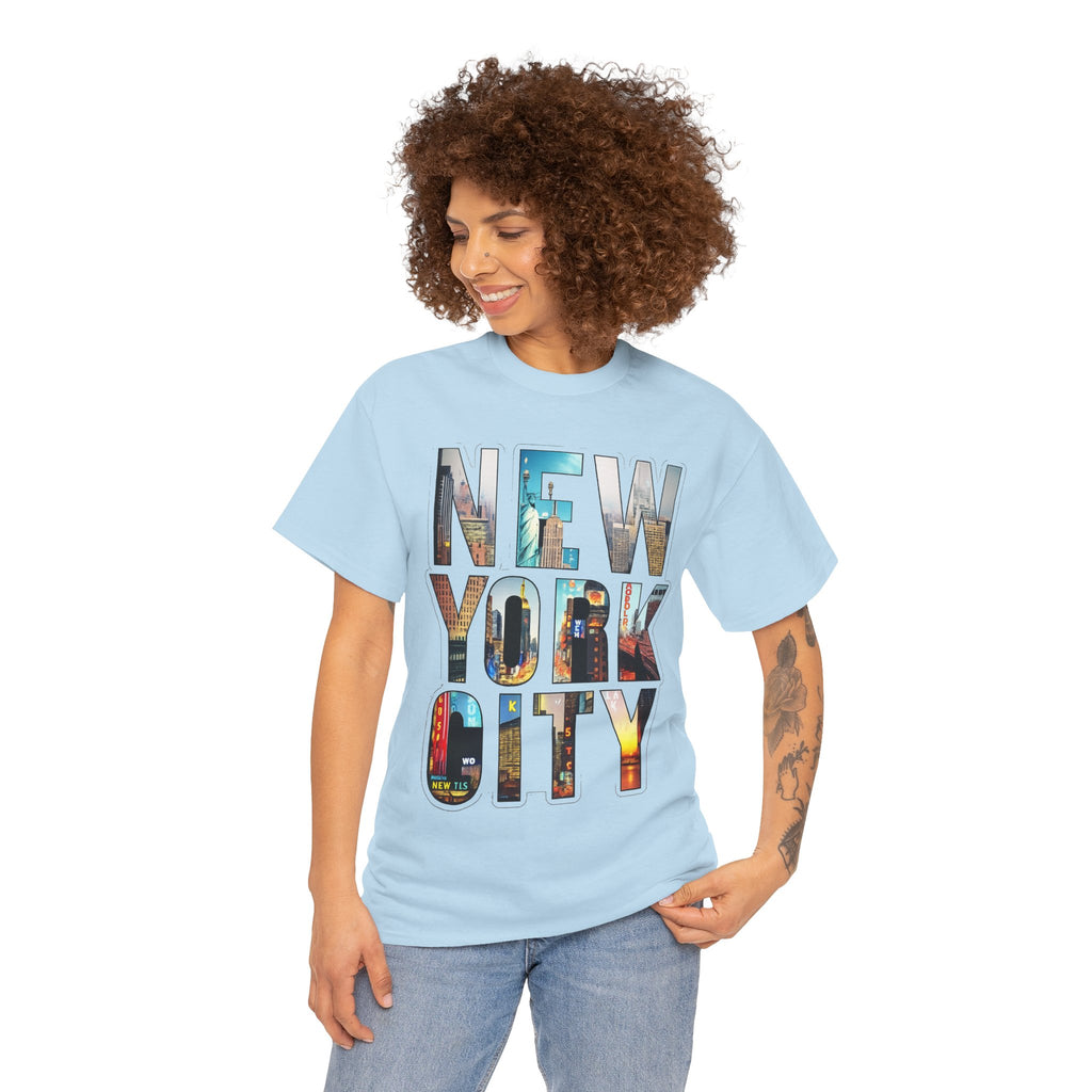 New York City Photo-Block Tee — Vintage Skyline Graphic T-Shirt