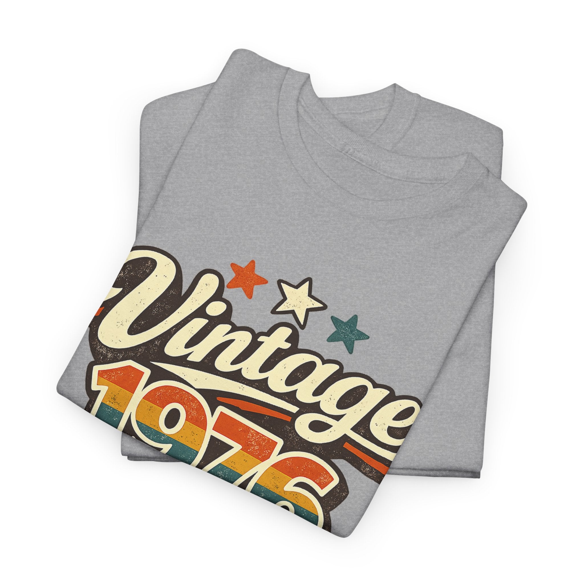 Vintage 1976 Retro Graphic Tee — Classic Birthday or Anniversary Gift