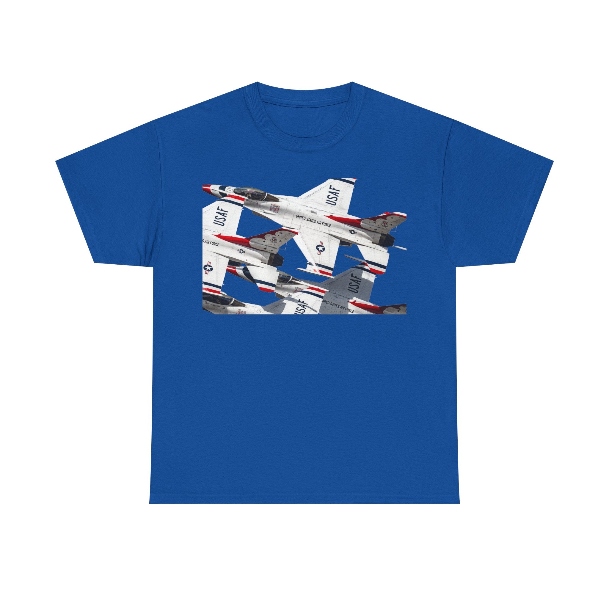Thunderbirds Jet Formation T‑Shirt — Military Aviation Fighter Jets Tee