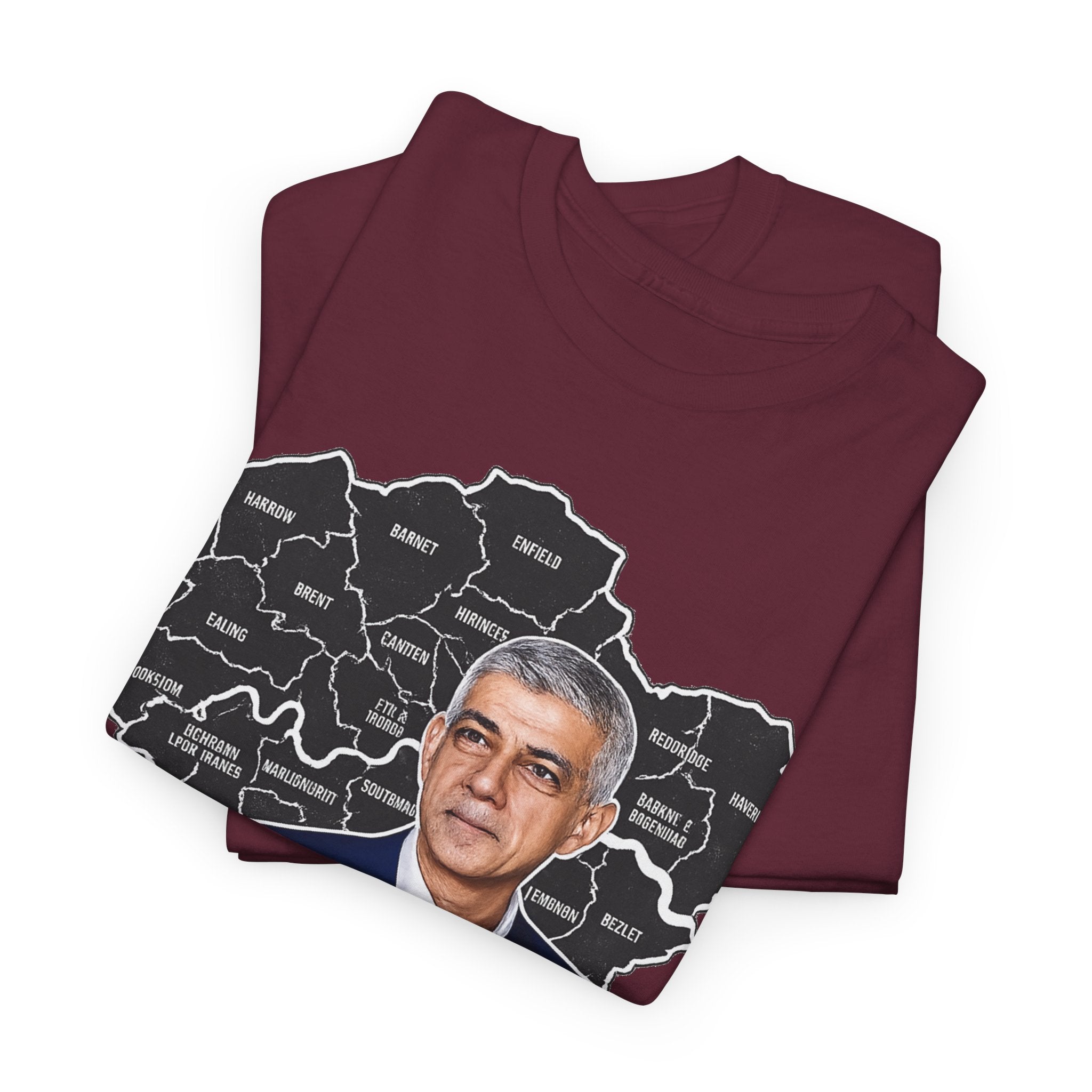 Sadiq Khan Out" Political Protest Tee with Sadiq Khan Graphic T-Shirt