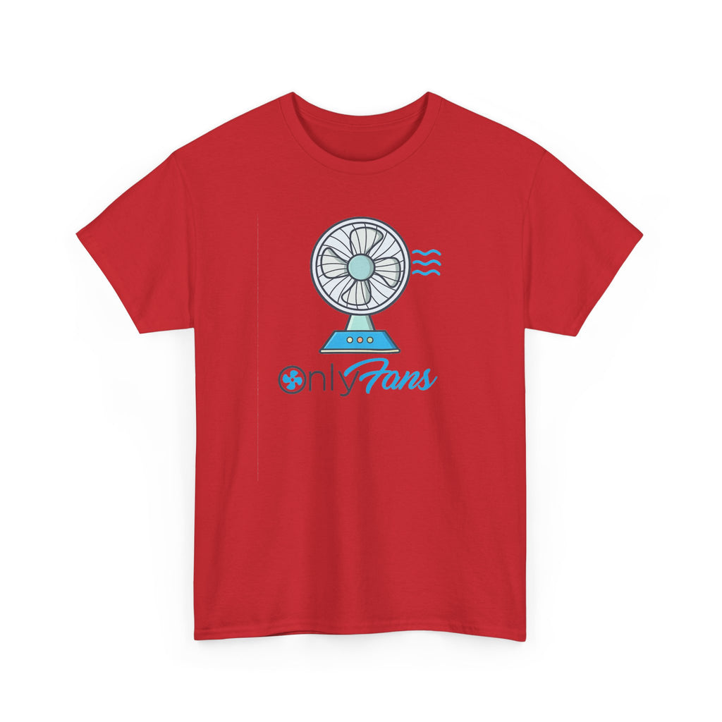 Only Fans Graphic Tee — Cute Fan Illustration Novelty T-Shirt