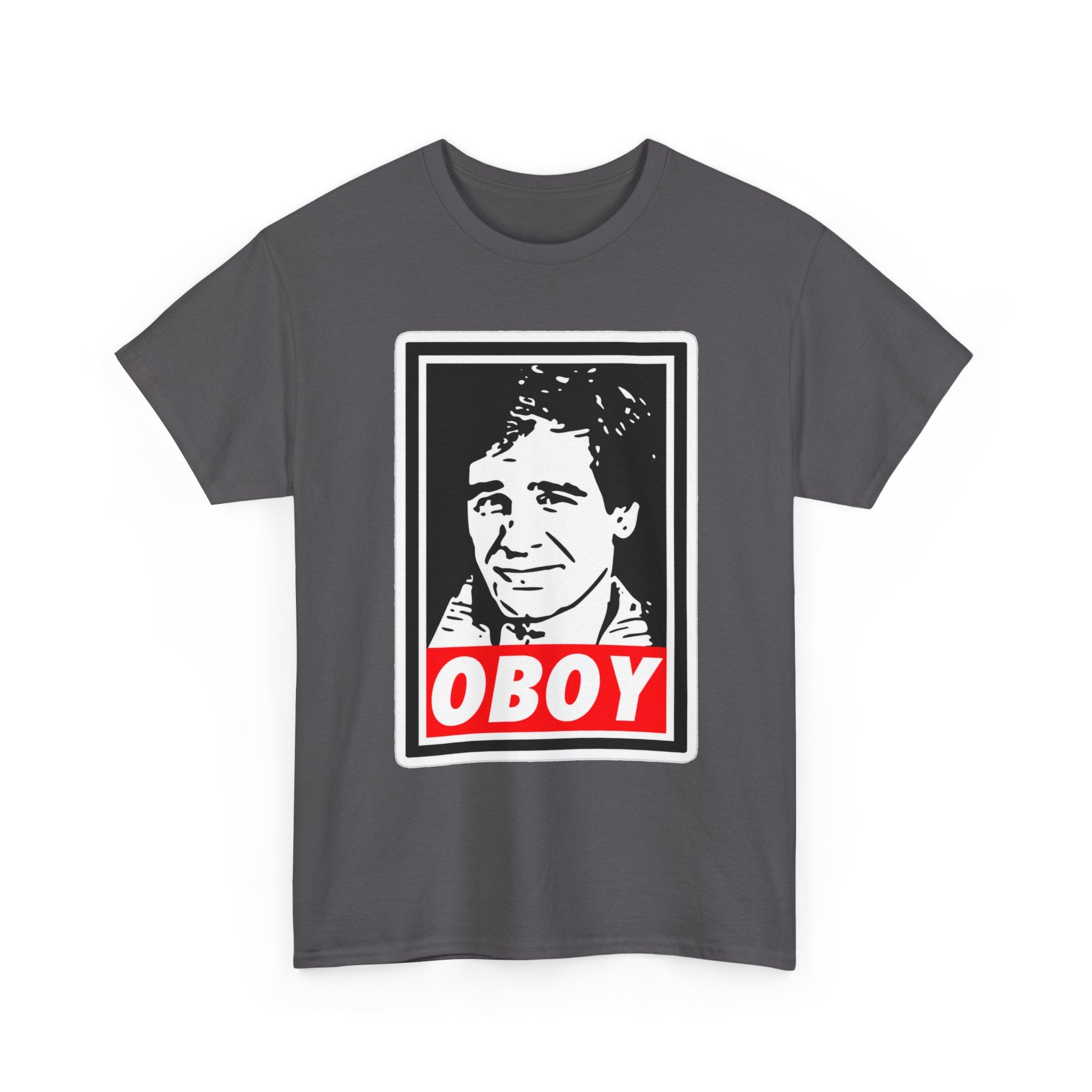Oboy Quantum Leap Graphic Tee — Retro Pop Art Portrait T‑Shirt