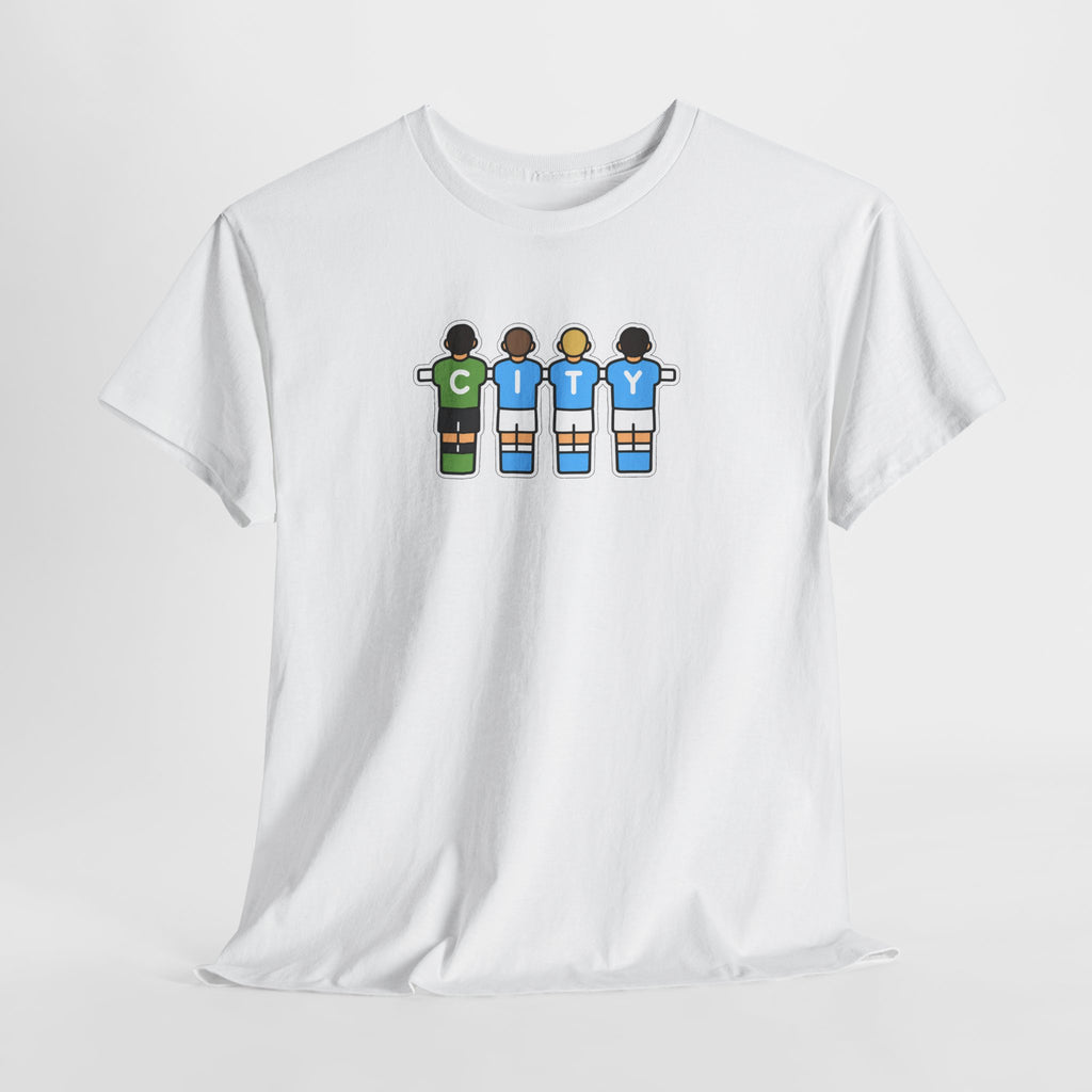 City Soccer Team Tee — Retro Foosball Players Graphic T-Shirt