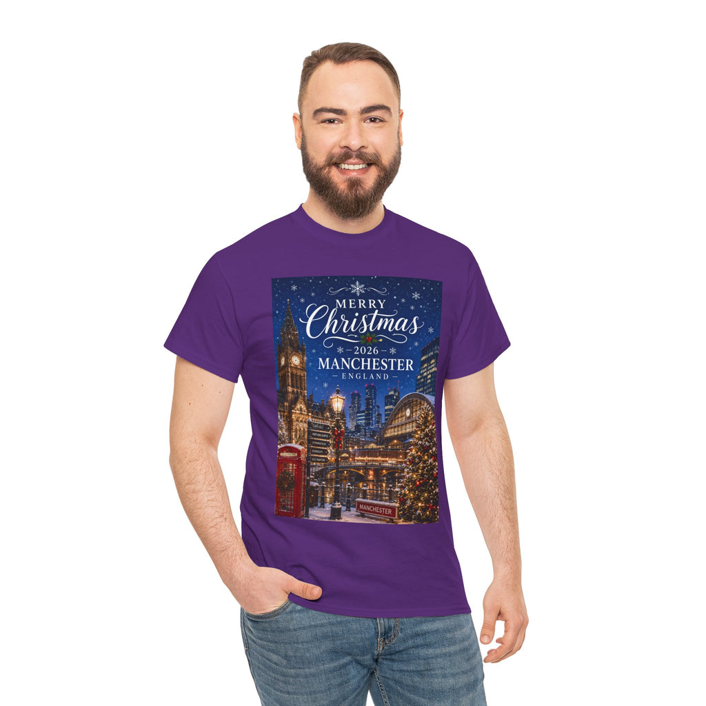 Manchester Christmas Tee — Merry Christmas 2026 Holiday T‑Shirt