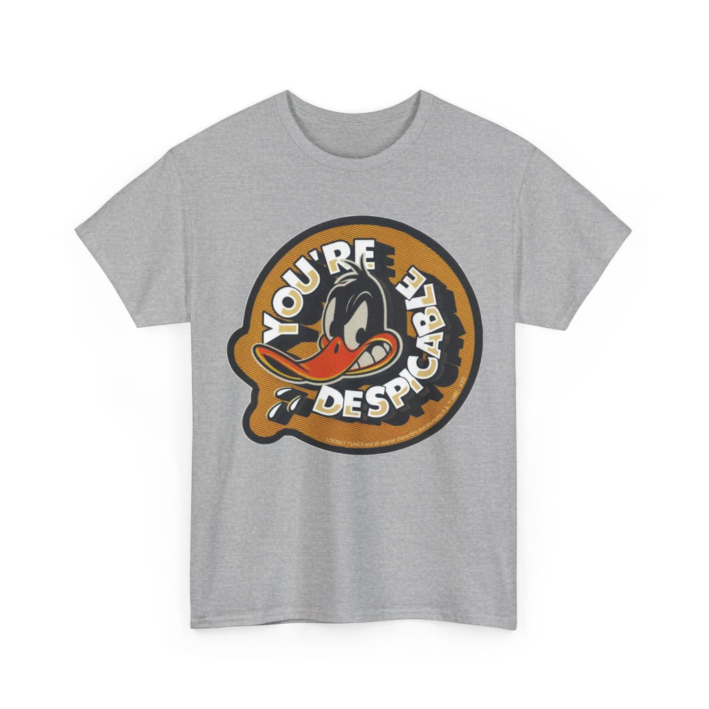 Vintage Daffy Duck Graphic Tee — “You're Despicable” Retro Cartoon Shirt