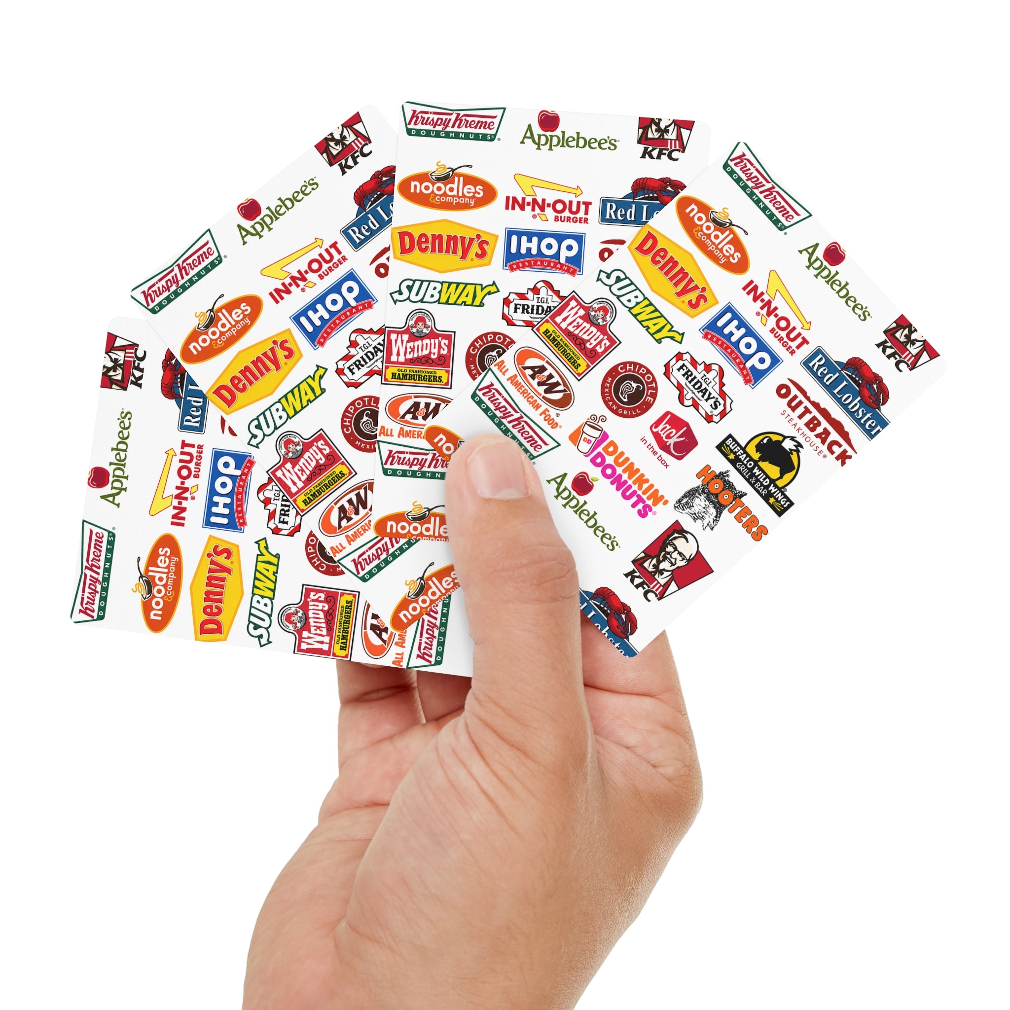 American Fast Food Chains Playing / Poker Cards