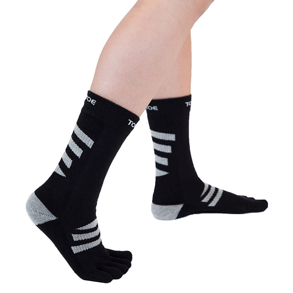 1 Pack Mens & Ladies Outdoor 3D Terry Walker Toe Socks
