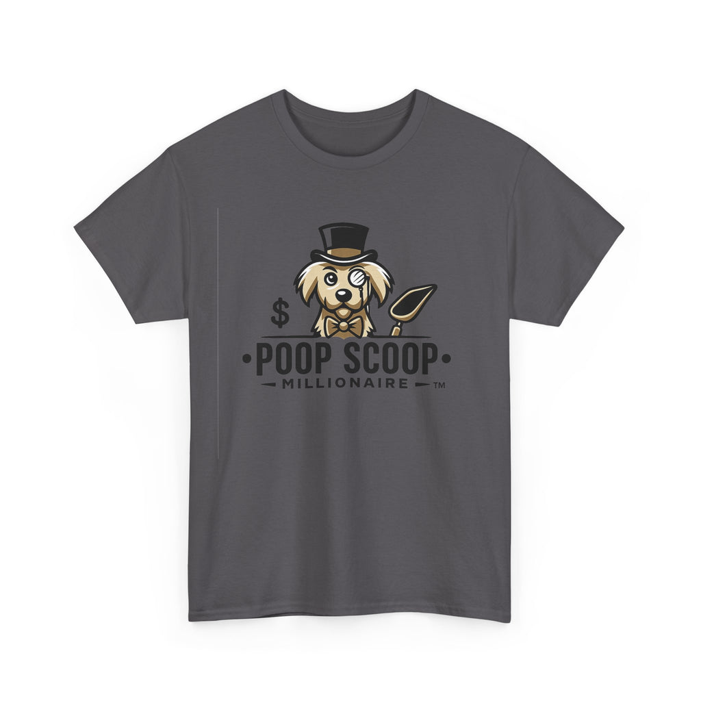 Poop Scoop Millionaire T-Shirt — Funny Dog Poop Scooping Tee