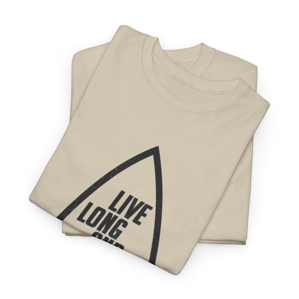 Live Long and Prosper T‑Shirt — Sci‑Fi Starfleet Insignia Tee