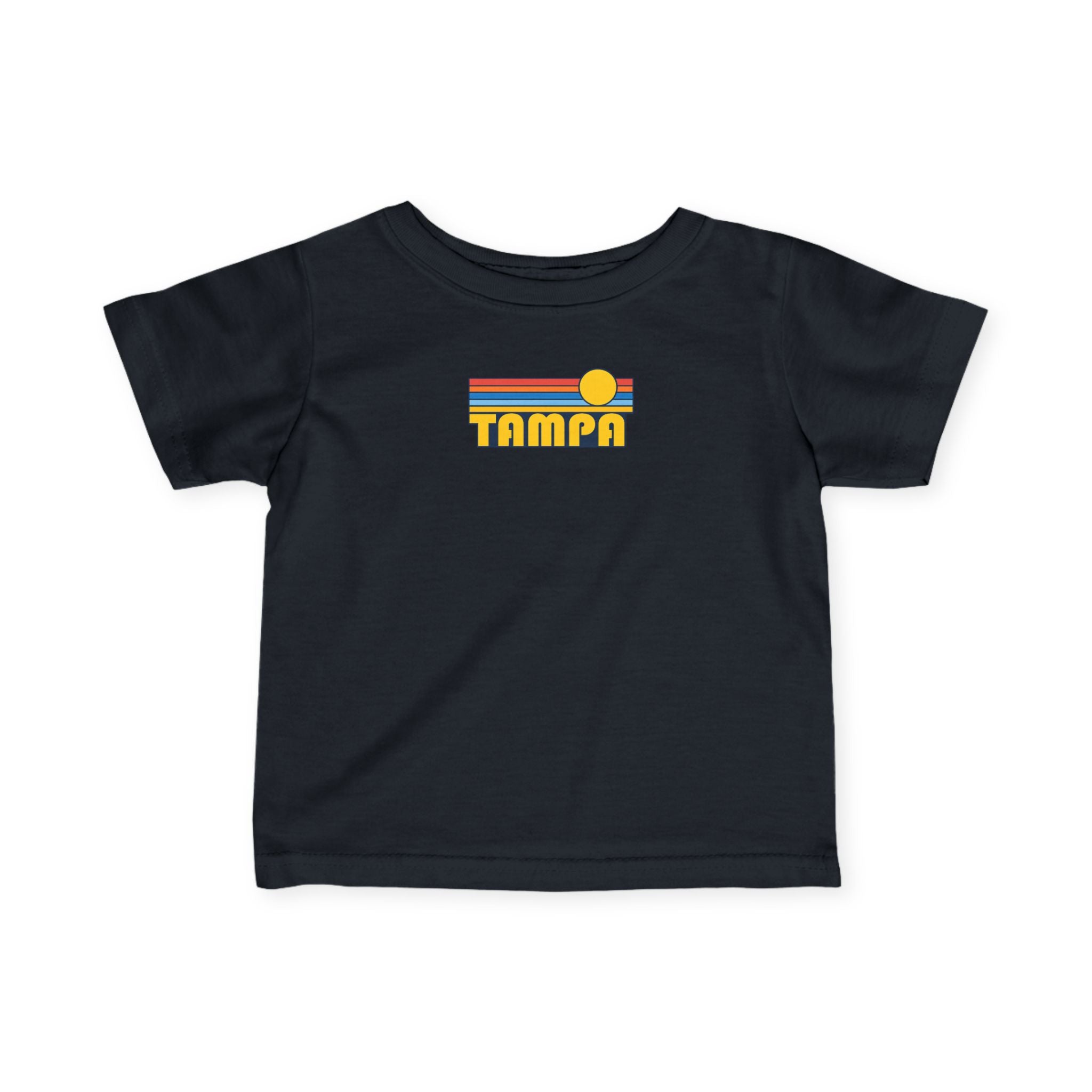 Tampa Infant Tee — Retro Sunset Logo Baby Shirt