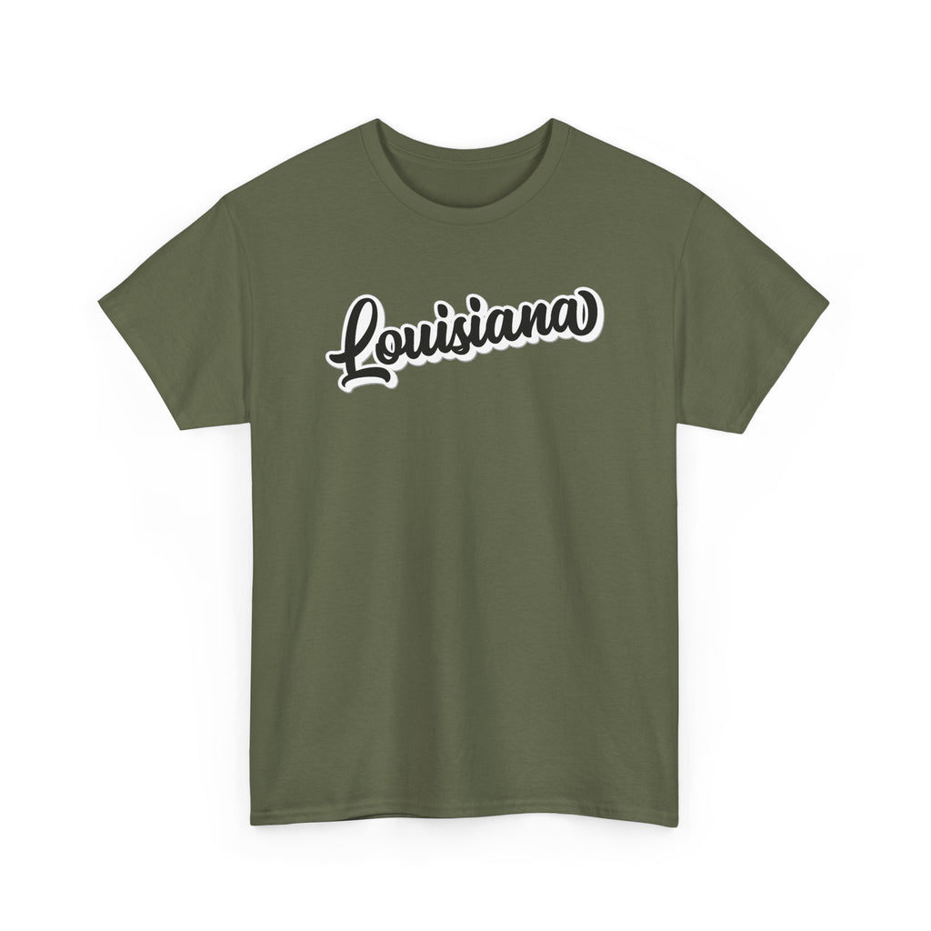 Louisiana Script Cotton T-Shirt