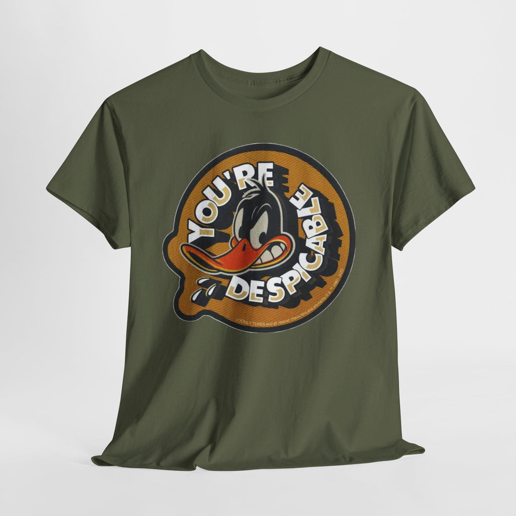 Vintage Daffy Duck Graphic Tee — “You're Despicable” Retro Cartoon Shirt