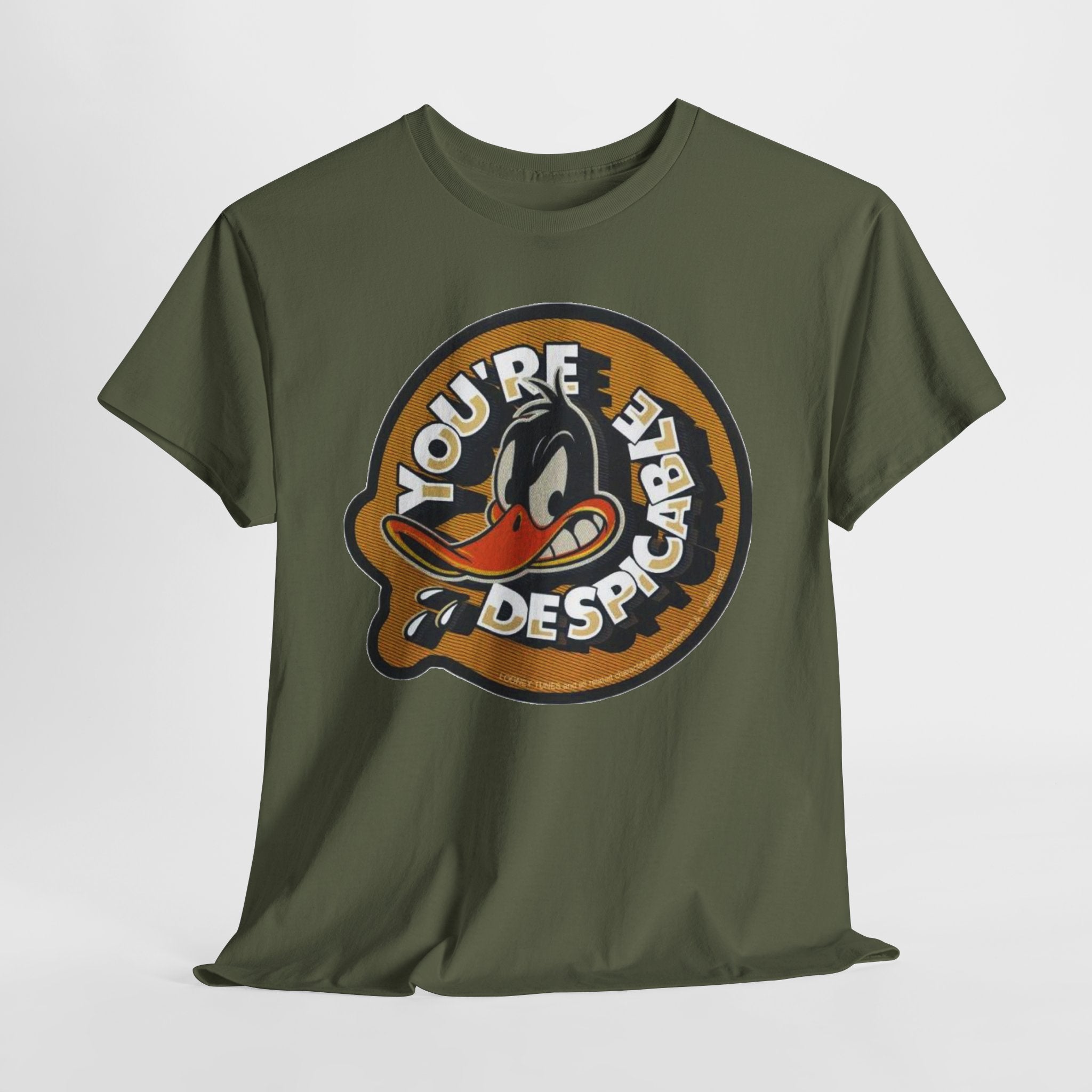 Vintage Daffy Duck Graphic Tee — “You're Despicable” Retro Cartoon Shirt