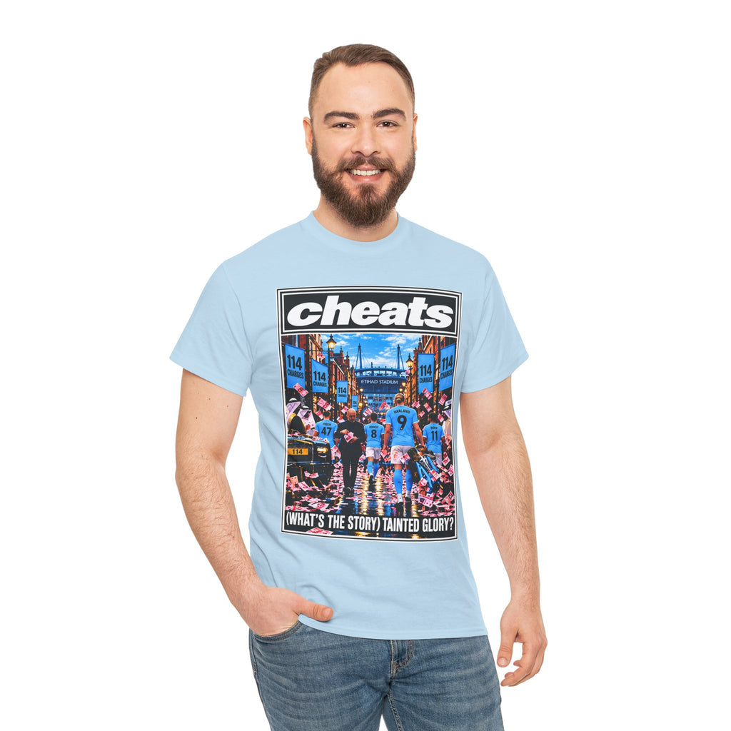 Cheats “What’s the Story? Tainted Glory?” Sports Graphic Cotton T-Shirt