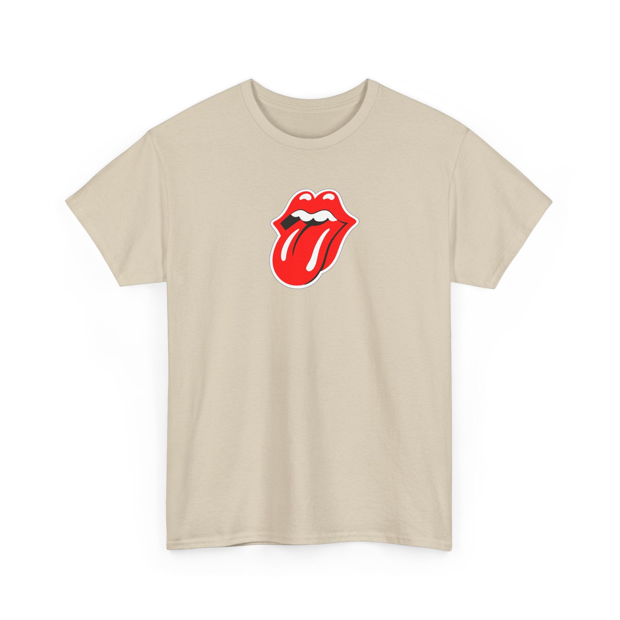 Rock Retro Red Tongue and Lips Graphic Tee