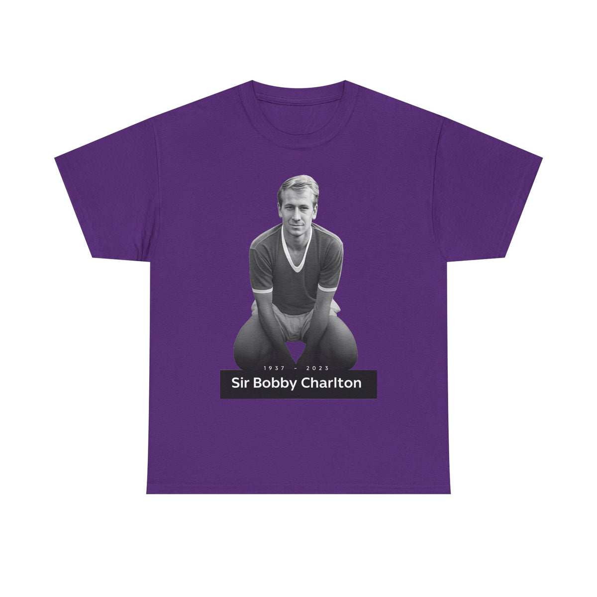 Sir Bobby Charlton Football Legend Cotton T‑Shirt