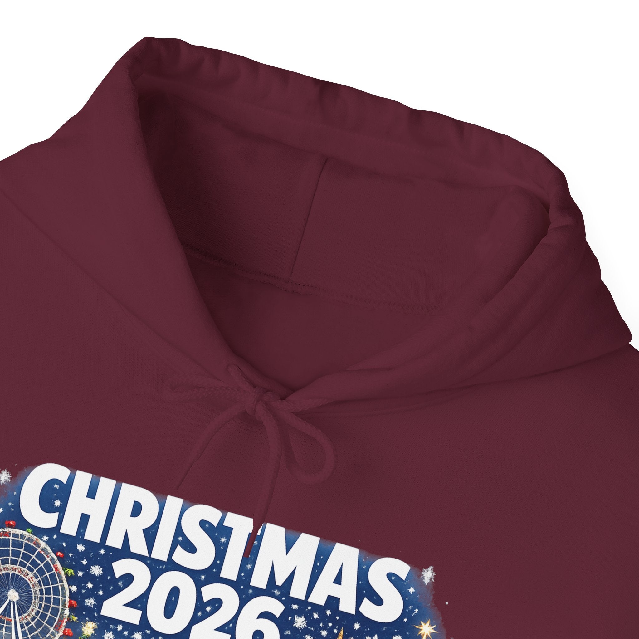 Christmas 2026 Holiday Hoodie — Festive Winter Village Sweatshirt