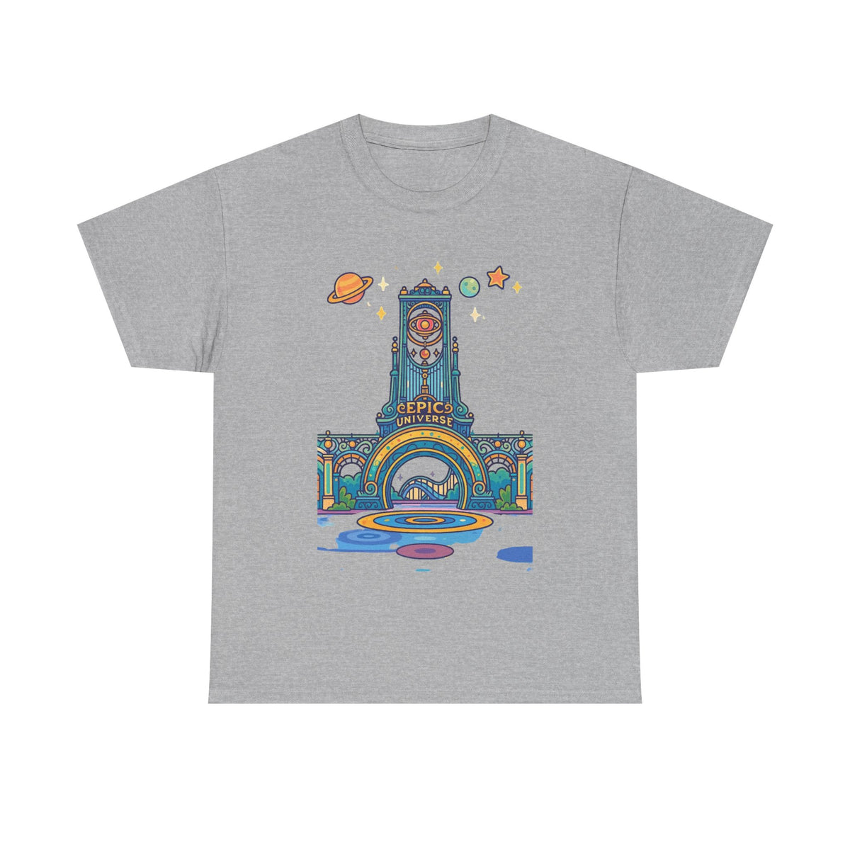 Universal Studios Family Vacation T-Shirt — Retro Space Theater Graphic Tee