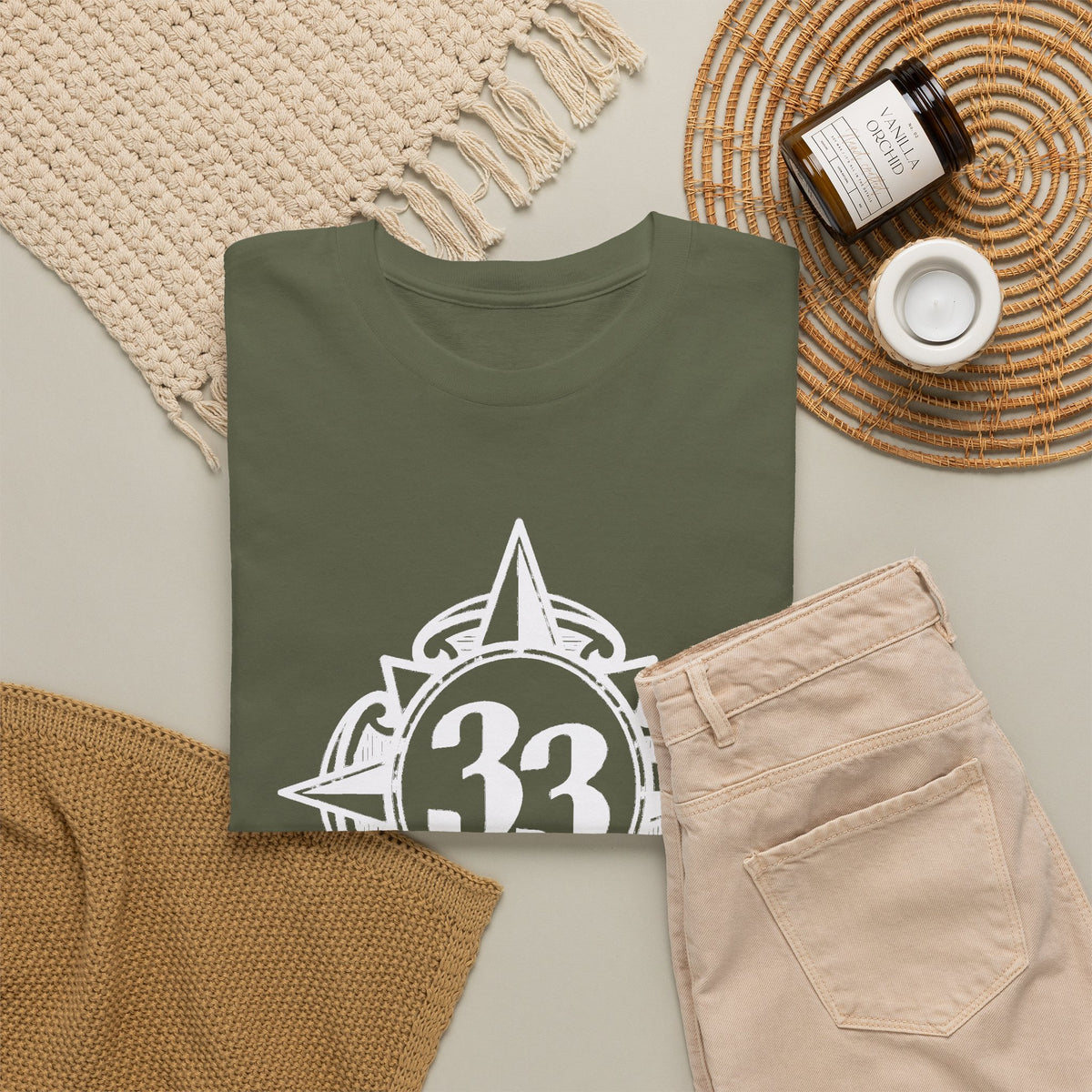 Club 33 Walt Disney World Inspired Cotton T-Shirt — Vintage Compass Logo Tee